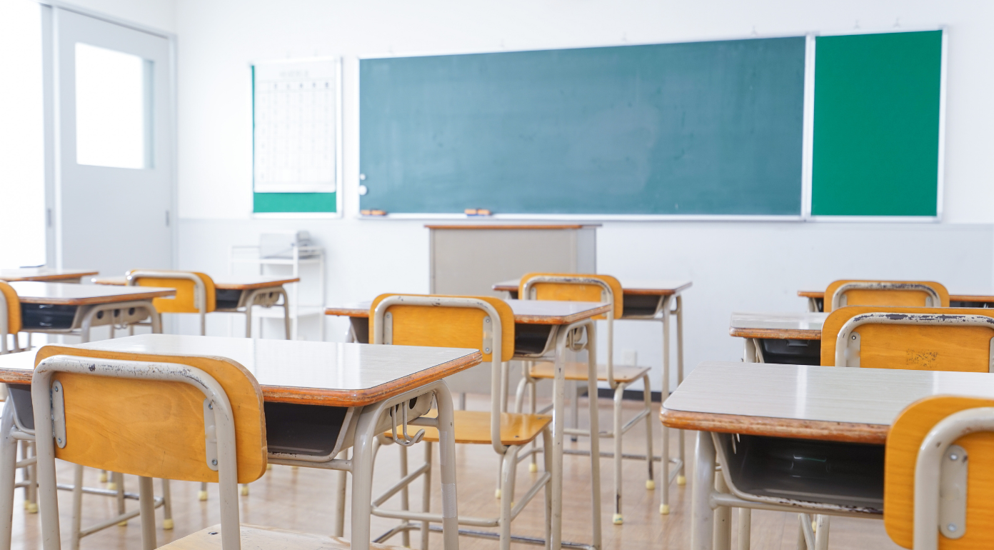 empty school classroom