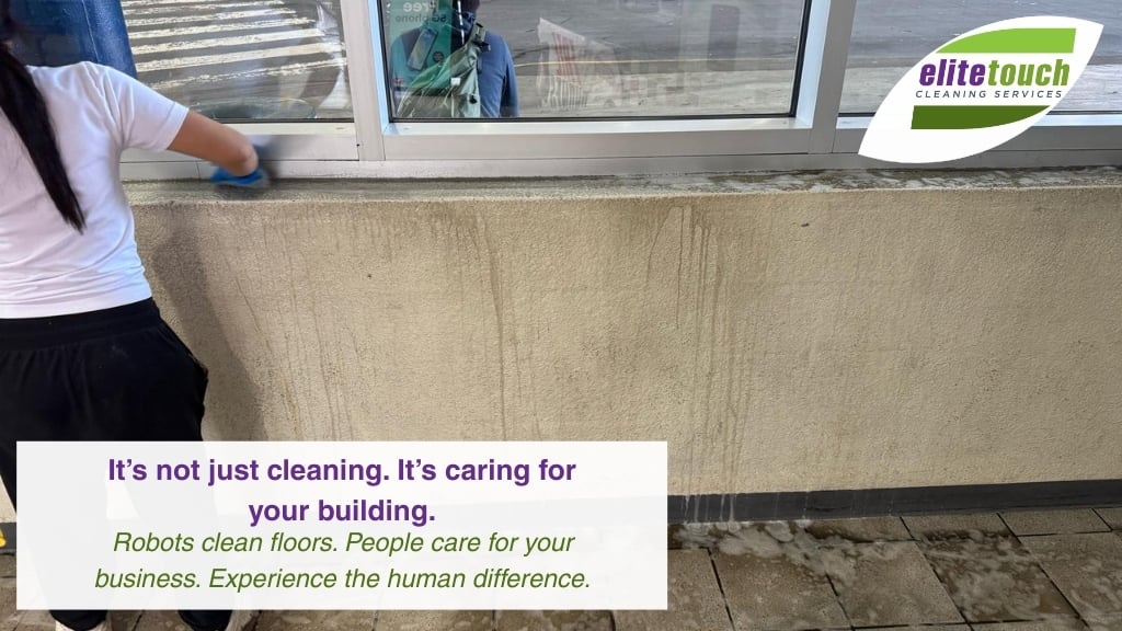 AI Cleaning vs Human Cleaning It’s not just cleaning. It’s caring for your building.