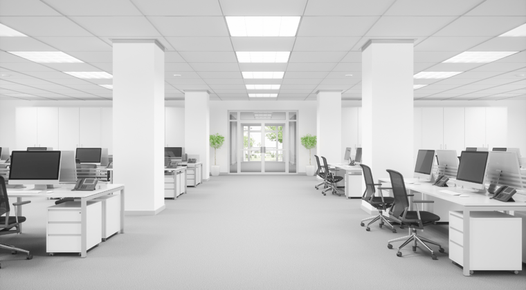 modern office space minimalism