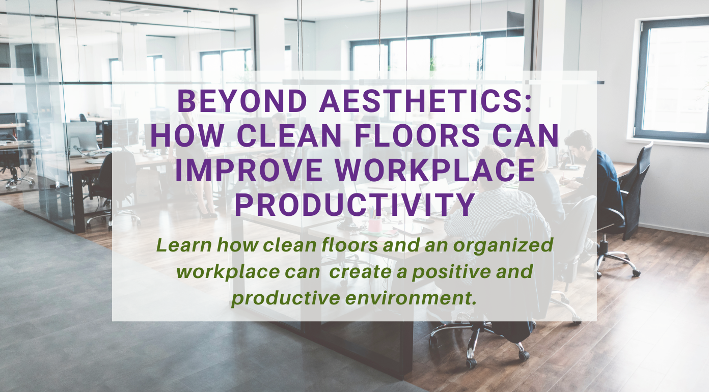 clean office with productive employees