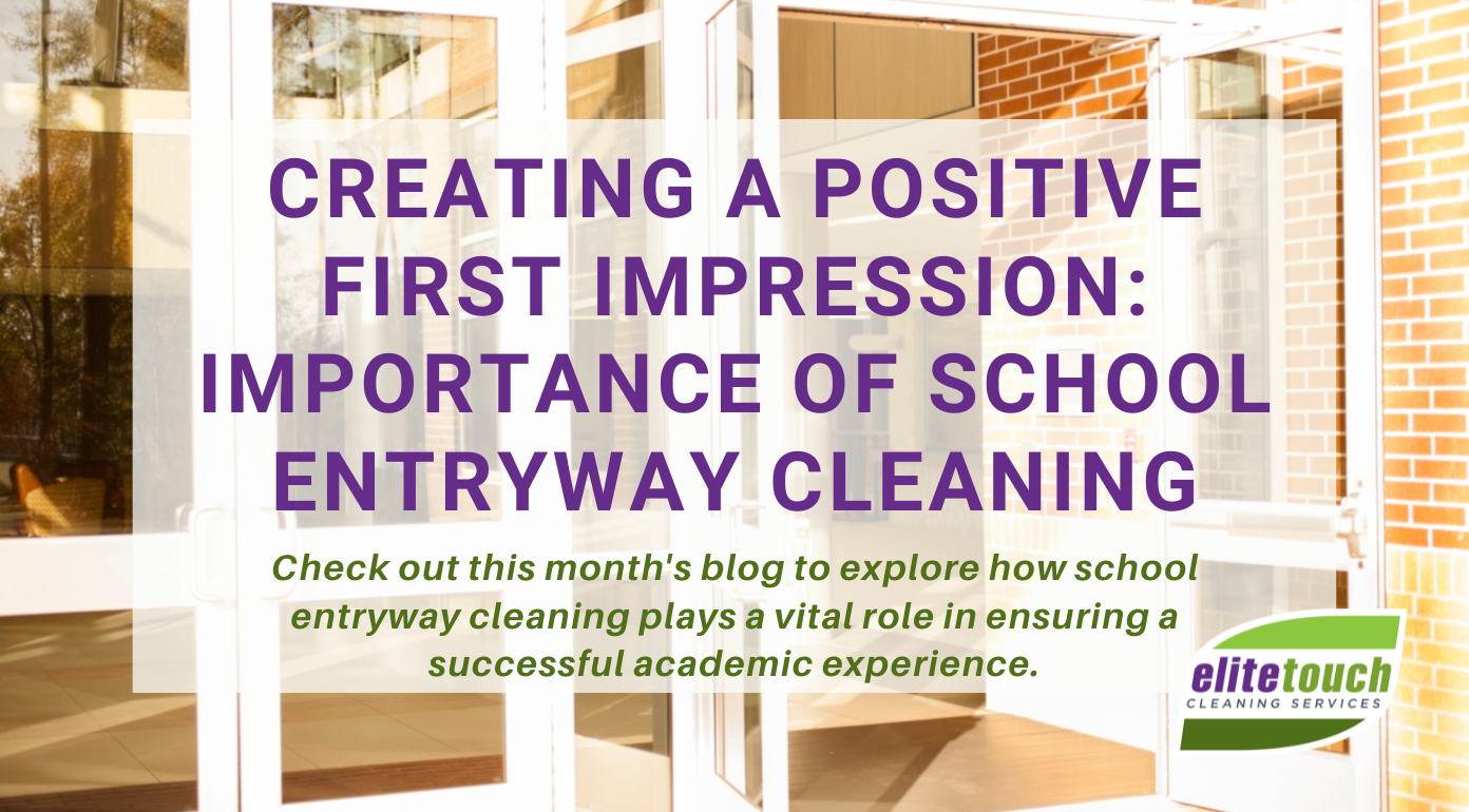 school entryway cleaning